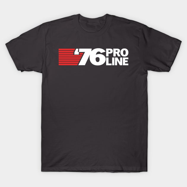 '76 Pro Line - red/white logo T-Shirt by SkyBacon